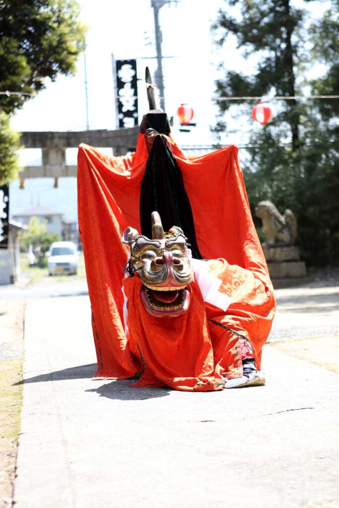 安長神社 麒麟獅子保存用 写真撮影