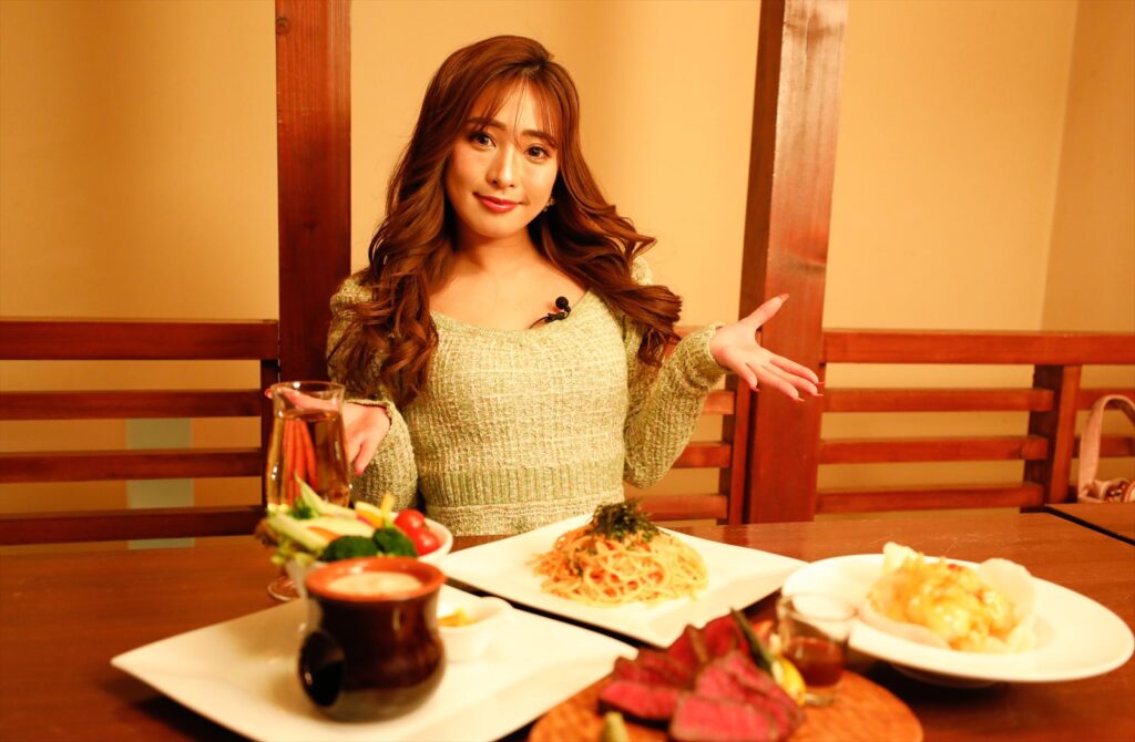 写真撮影 女子一人旅 撮影中写真