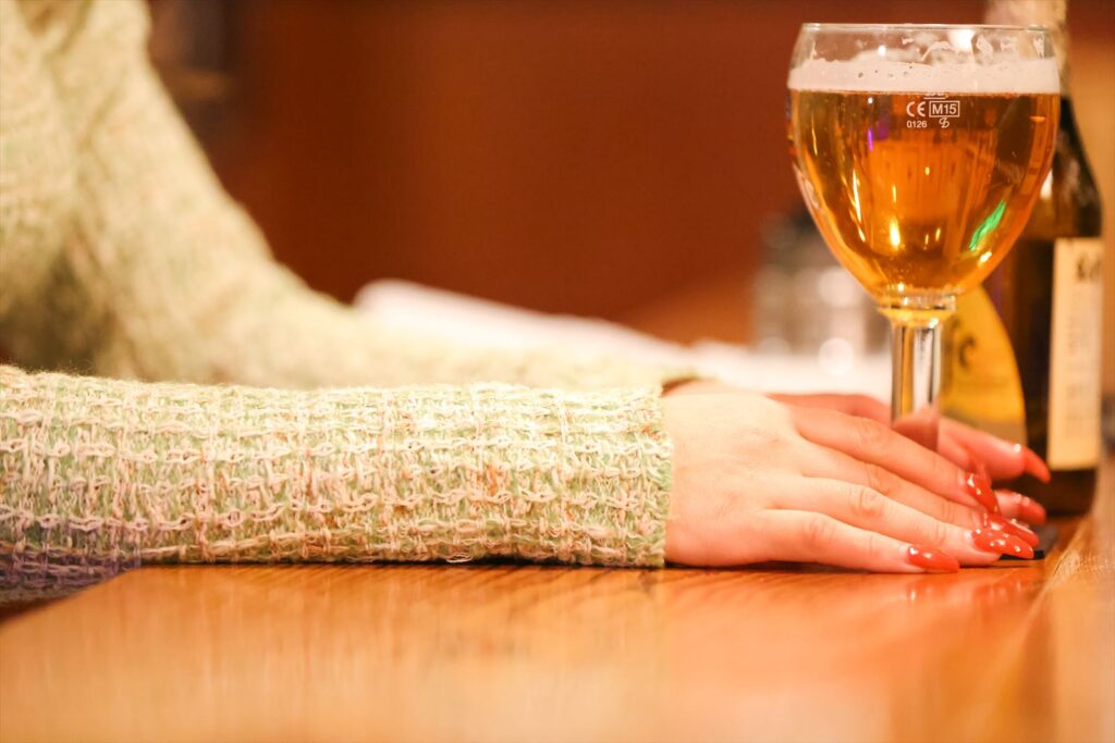 写真撮影 女子一人旅 撮影中写真