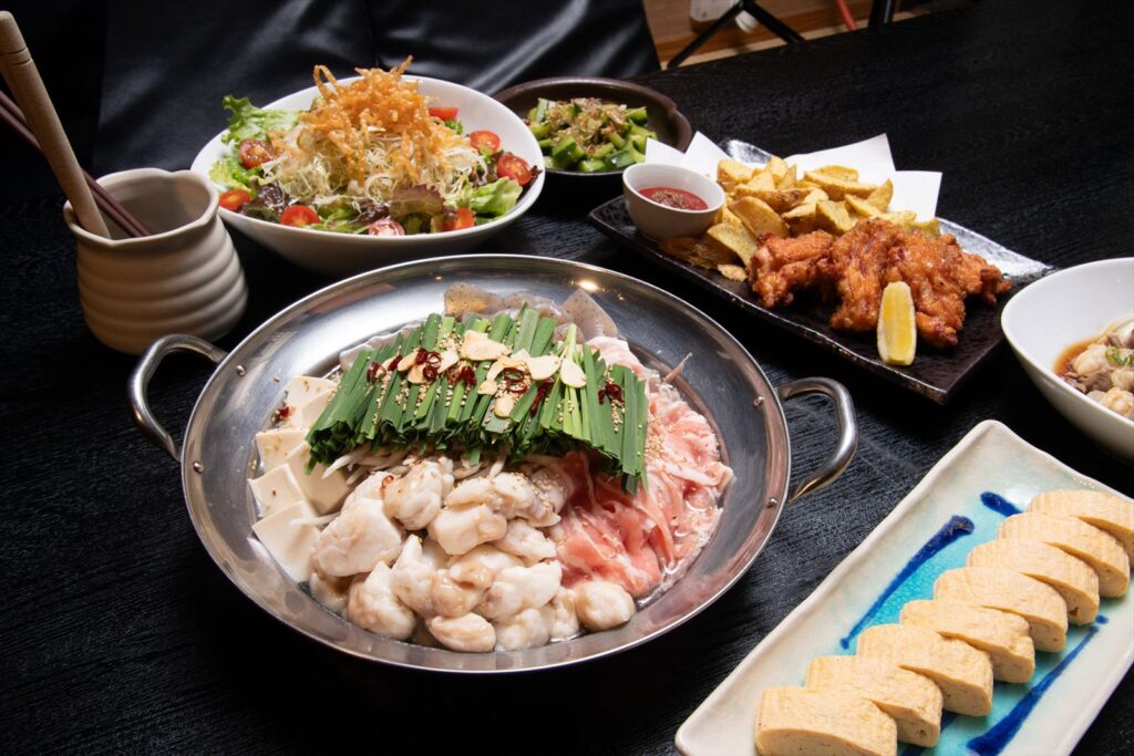 写真撮影 もつ宗 料理、人