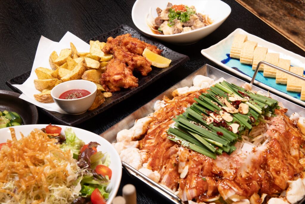 写真撮影 もつ宗 料理、人