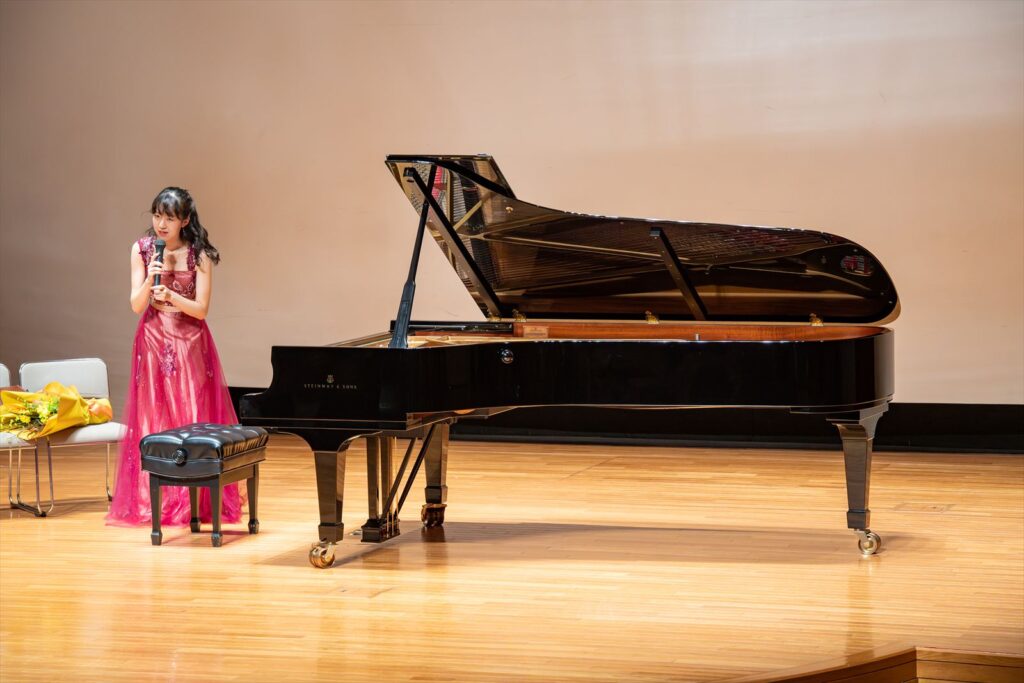 中島結里愛様 ピアノリサイタル 動画・写真撮影