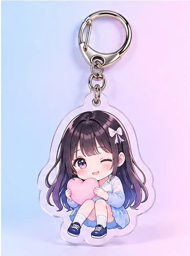 アクリルキーホルダーの制作例