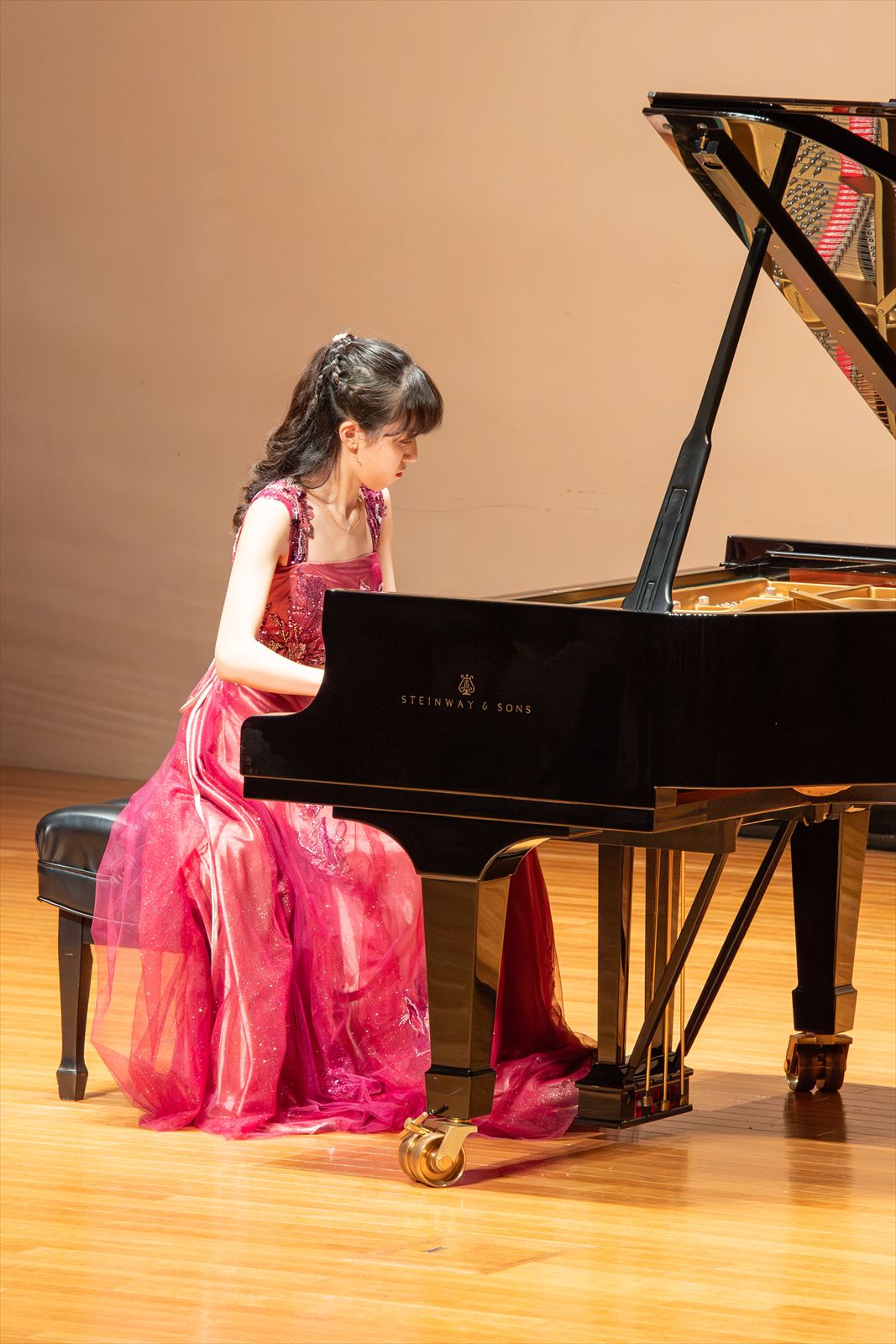 中島結里愛様 ピアノリサイタル(人物写真撮影)
