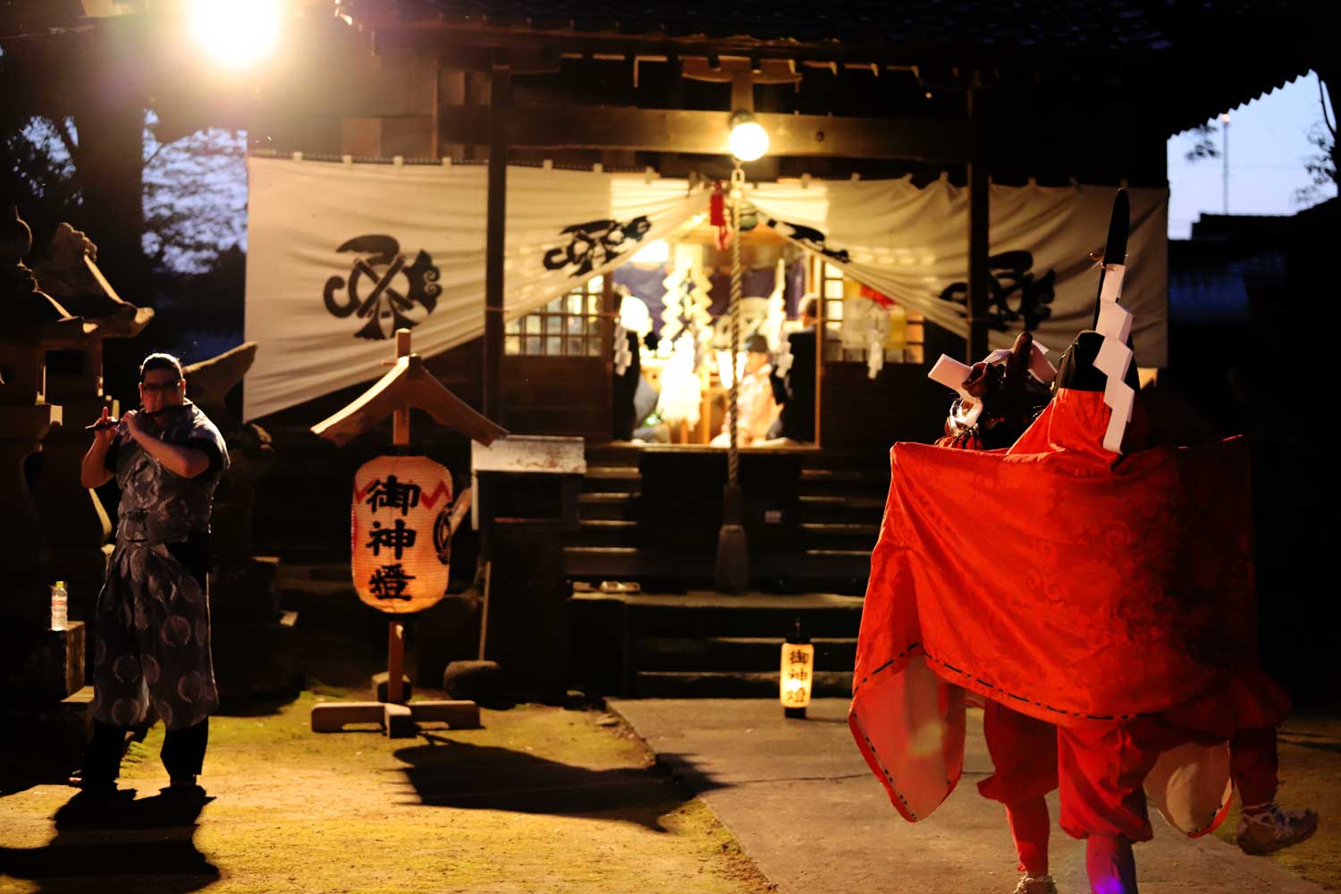 安長神社のお祭り(記録写真撮影)