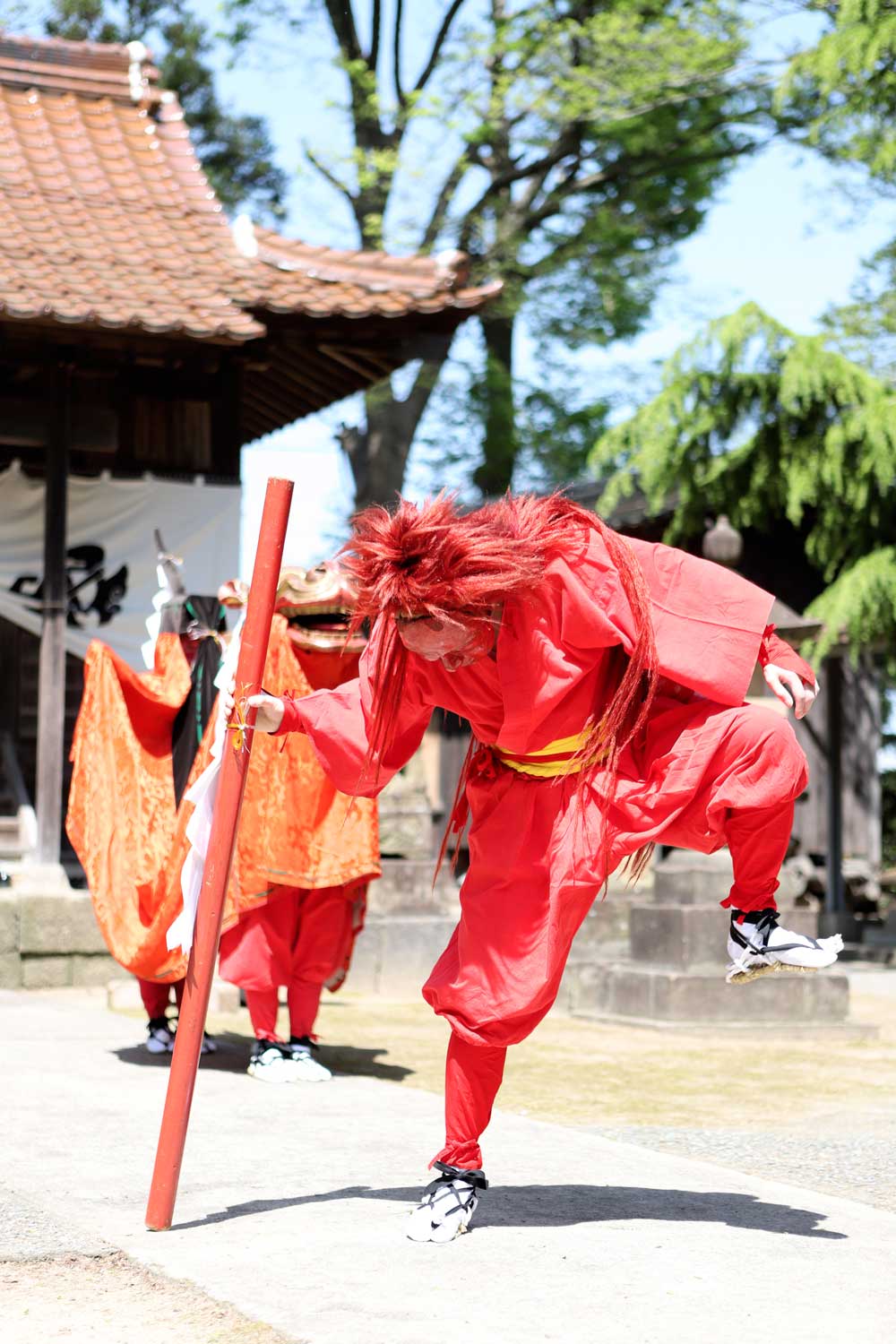 安長神社 麒麟獅子（記録写真撮影）