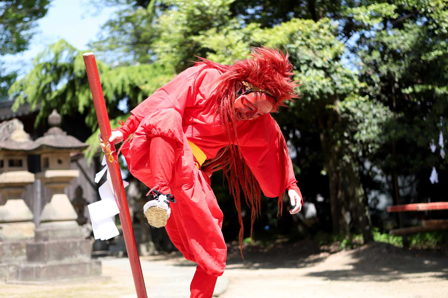 安長神社 麒麟獅子(記録写真撮影)