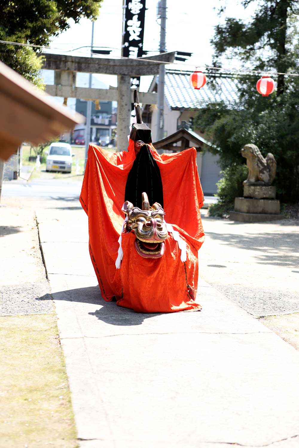 安長神社 麒麟獅子(記録写真撮影)