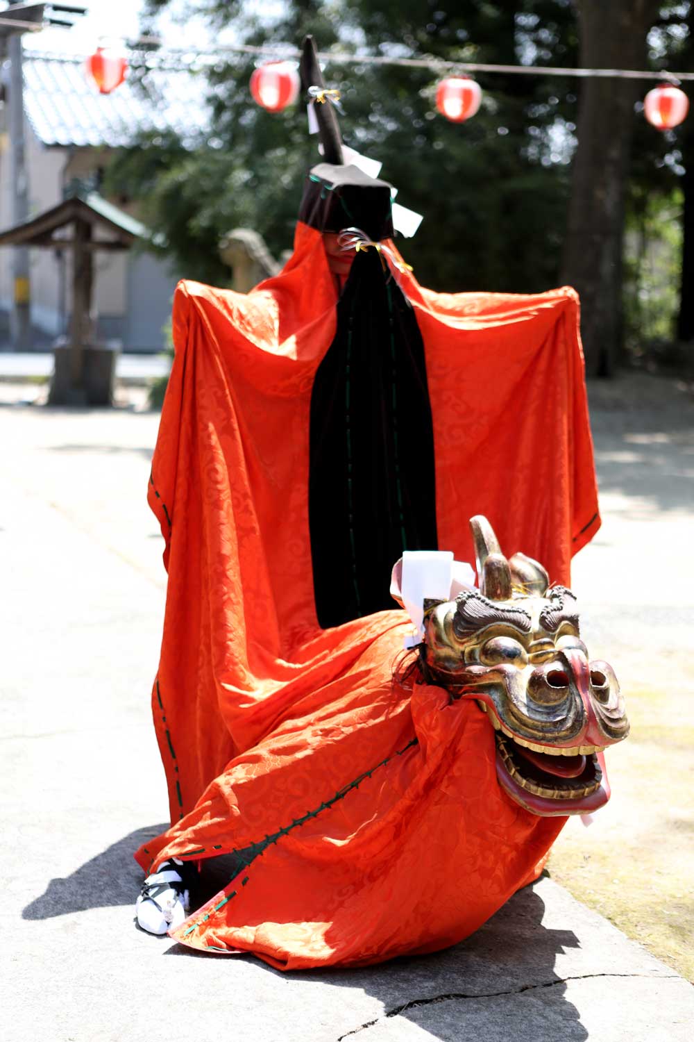 安長神社 麒麟獅子(記録写真撮影)