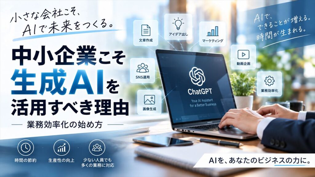 kr00015 中小企業こそ生成AIを活用すべき理由