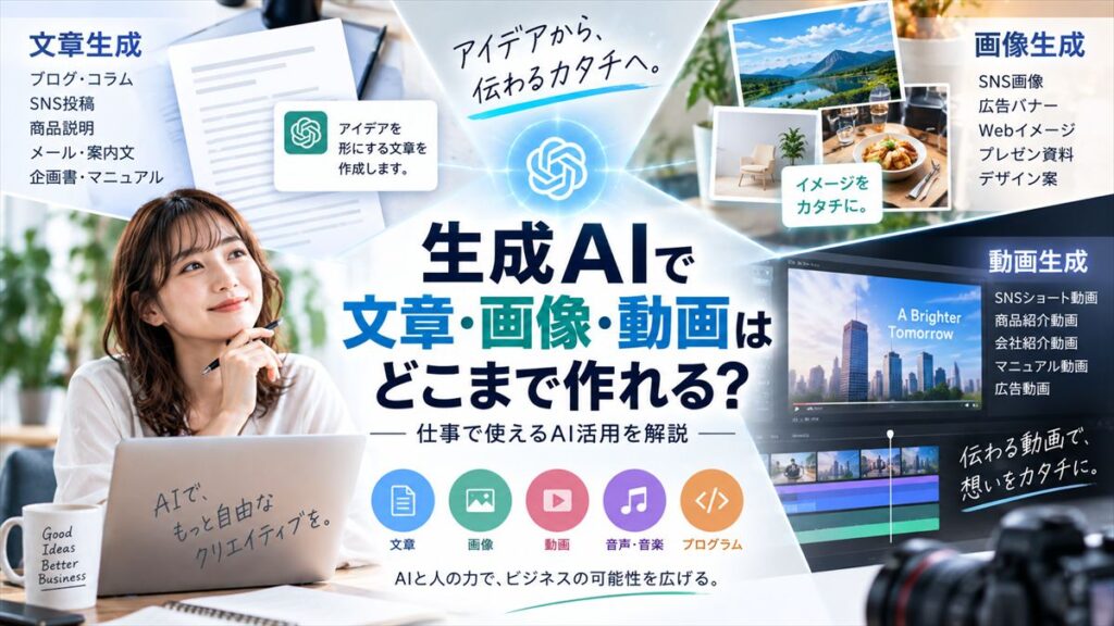 kr00020 生成AIで文章・画像・動画はどこまで作れる？