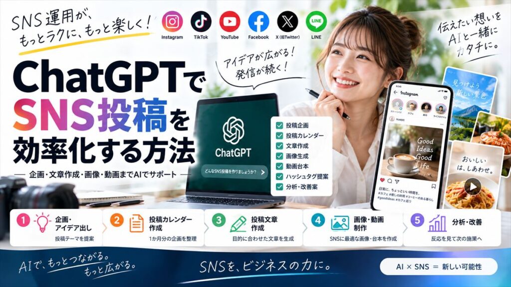 kr00022 ChatGPTでSNS投稿を効率化する方法