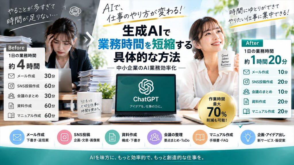 kr00024 生成AIで業務時間を短縮する方法