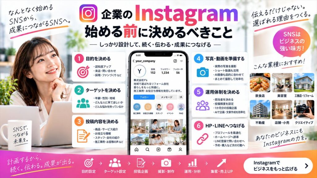 kr00027 企業がInstagramを始める前に決めるべきこと